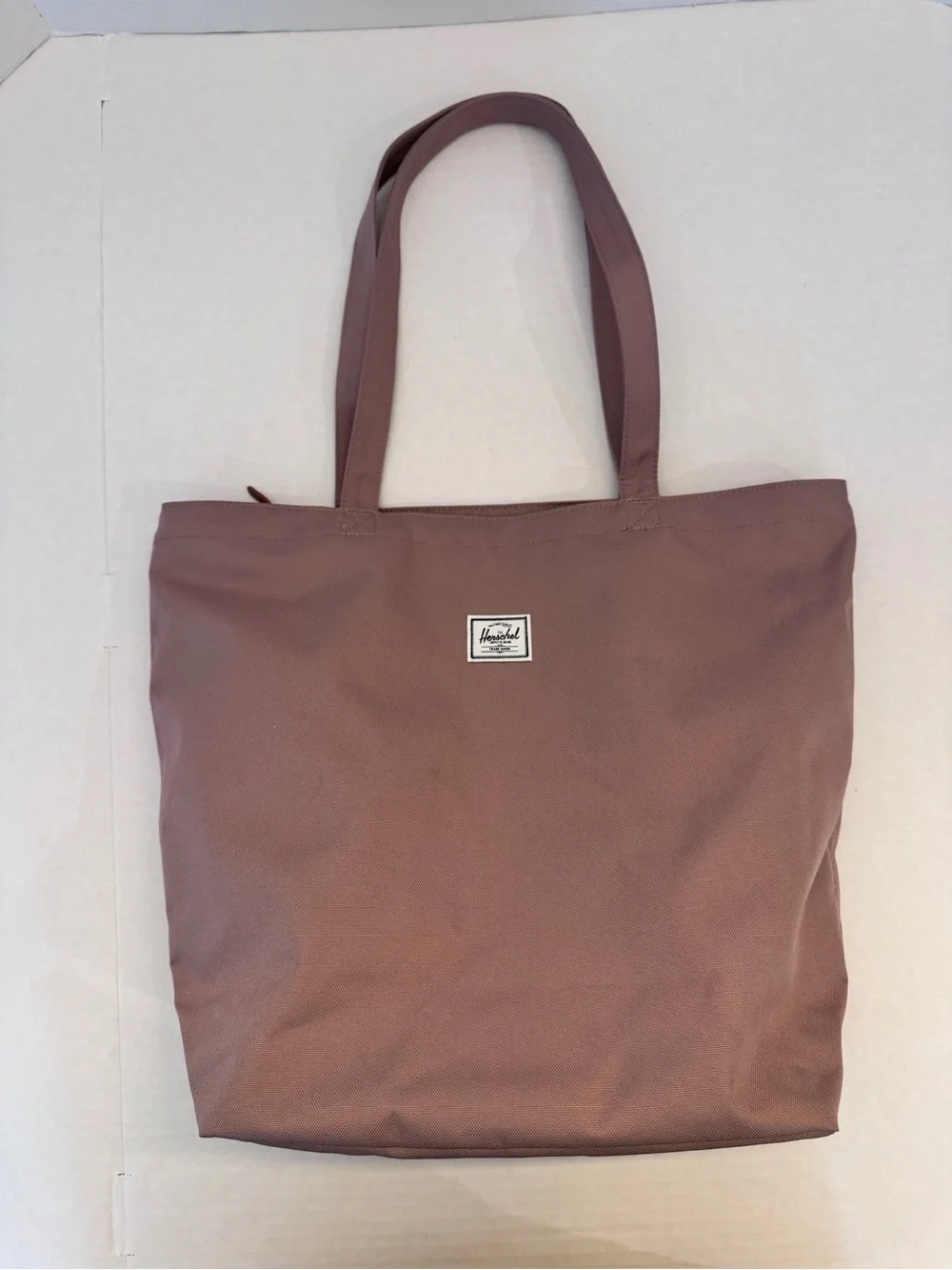 Herschel Supply Co. Mica Tote Zippered Shoulder Bag Carry All Travel Ash Rose